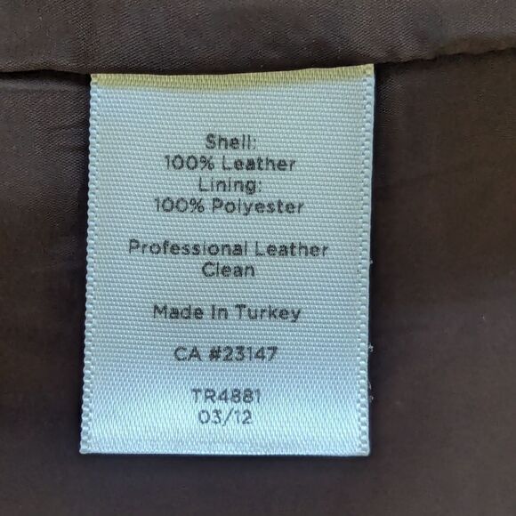 Talbots Leather Skirt Whimsigoth Quiet Luxury Dark Academia Feminine 2P NWOT - Picture 8 of 9